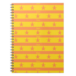 Notizbuch mit abstrakten Formen Notizblock