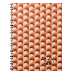 Notizbuch mit anpassbarer cremiger Nachspeise Notizblock