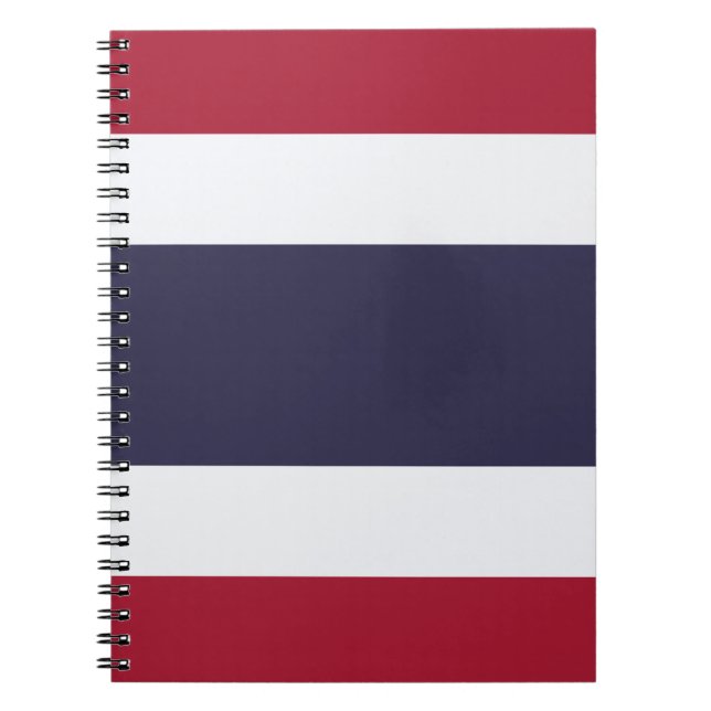 Notizbuch mit Flagge Thailands Notizblock (Vorderseite)