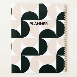 Notizbuch mit geometrischem Muster Planer