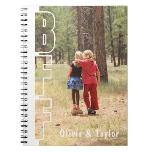 Notizbuch mit individuellem BFF-Foto-Illusionseffe Notizblock