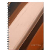 Notizbuch mit individuellem Namen Faux-Holz Fantas