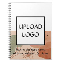 Notizbuch mit individuellem Salon-Logo für Friseur