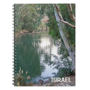 Notizbuch mit Jordan River aus Israel Notizblock