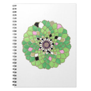 Notizbuch mit Mandala  Notizblock