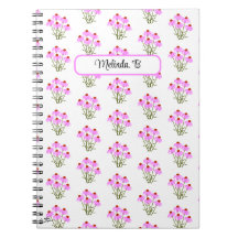 Notizbuch mit Scheibenblumen