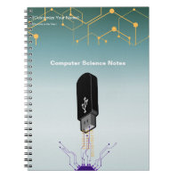 Notizbuch mit Spiralbindung für Informatik