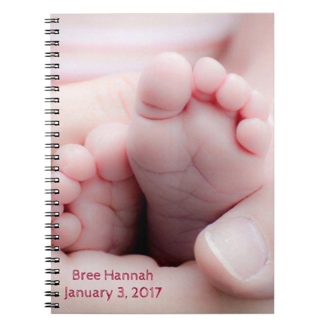 Notizbuch-neues Eltern-Baby-Buch-Andenken Notizblock (Vorderseite)