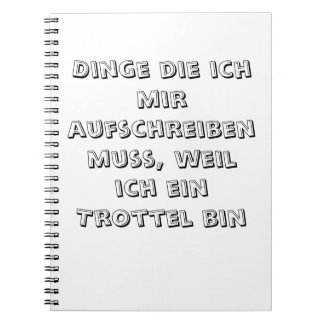 Notizbuch Notizblock