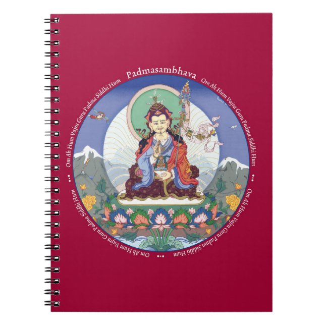 NOTIZBUCH - Padmasambhava (Guru Rinpoche) + Notizblock (Vorderseite)
