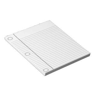 Notizbuch-Papier Notizblock