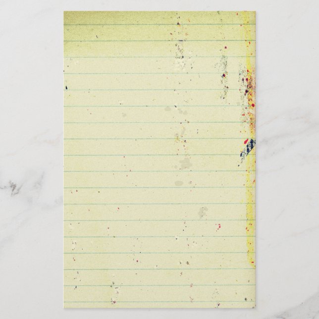 Notizbuch-Papierbriefpapier Briefpapier (Vorderseite)