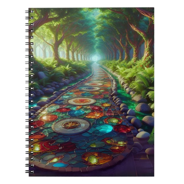 Notizbuch 'Stained Glass Road' Notizblock (Vorderseite)