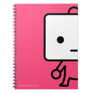 Notizbuch - Tofu - Rosa Notizblock