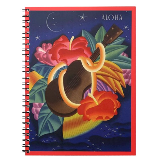 Notizbuch-Zeitschriften-Aloha Notizblock (Vorderseite)