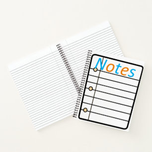 Notizbuch zum Ausmalen mit Spiralbindung
