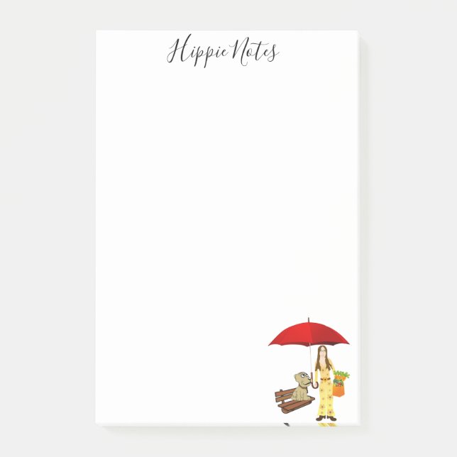 Notizen Hippie Notes Dog (Vorderseite)