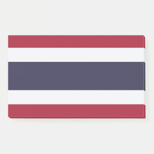 Notizen mit der Flagge Thailands