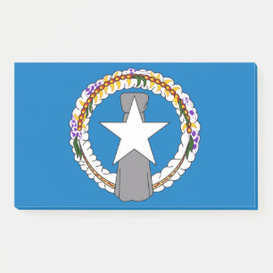 Notizen mit Flagge der Nördlichen Marianen, USA