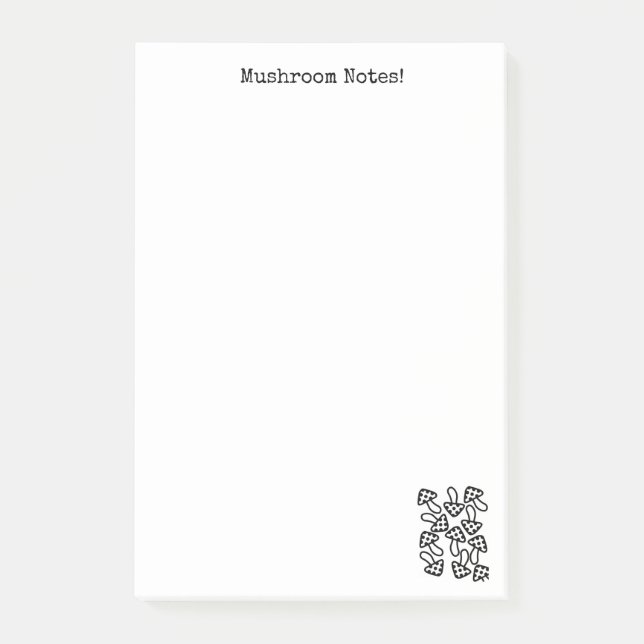 Notizen Pilze (Vorderseite)
