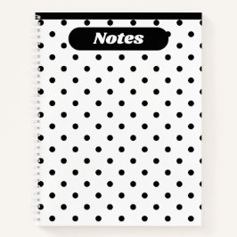 Notizen - Polka Dots - Hardcover Notizbuch