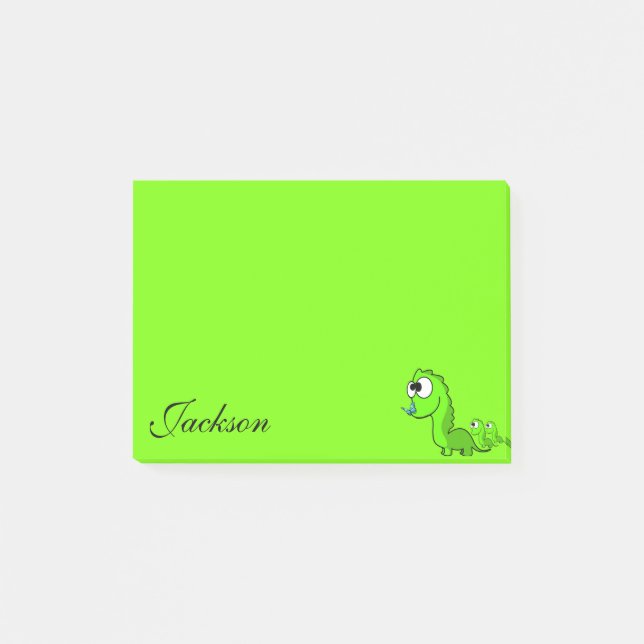 Notizen Post it Notes, Dinosaur (Vorderseite)