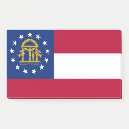 Notizen unter der Flagge von Georgien, USA