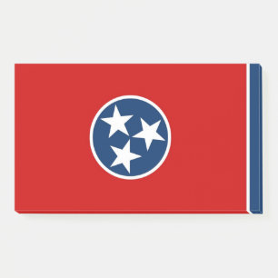 Notizen unter der Flagge von Tennessee, USA