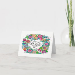 Notizkarte Dankeskarte