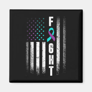 Notlage Amerikanische Flagge Kampf Selbstmordpräve Magnet