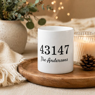 Notleidender Postleitzahlenbezirk Kaffeetasse
