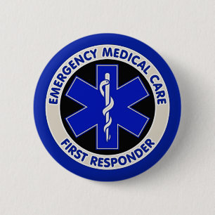 Notmedizinische Behandlungs-Erstversorger Button