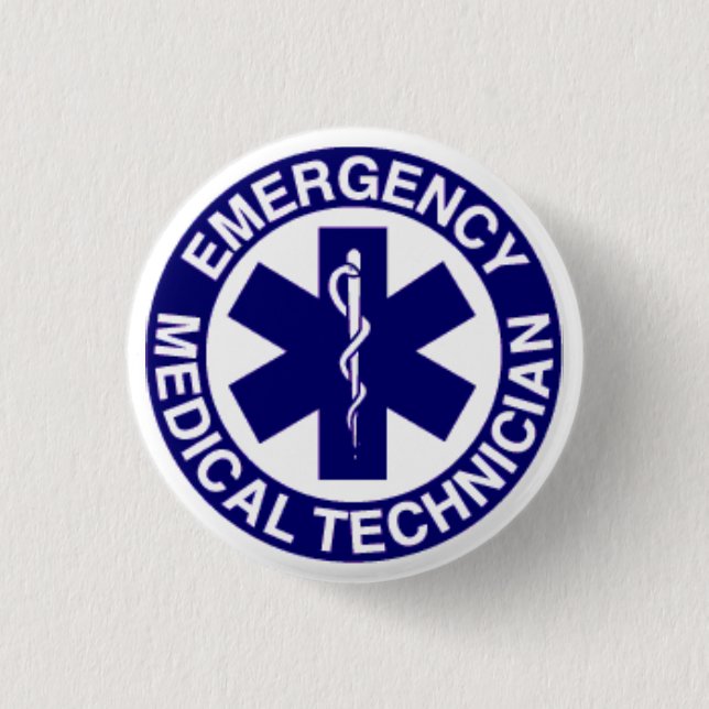 NOTmedizinische TECHNIKER EMT Button (Vorderseite)