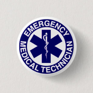 NOTmedizinische TECHNIKER EMT Button