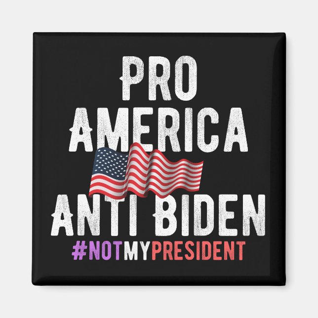 #notmyPresident Magnet (Vorne)