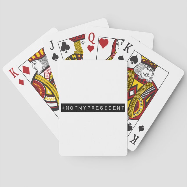 #notmyPresident Spielkarten (Rückseite)