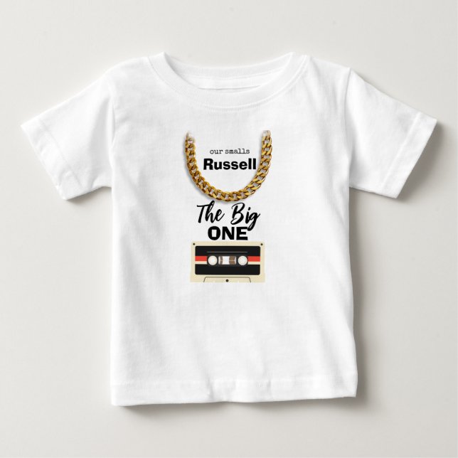 Notorious One 1st Birthday Baby T-shirt (Vorderseite)
