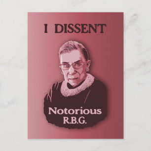 Notorious RBG -p Postkarte