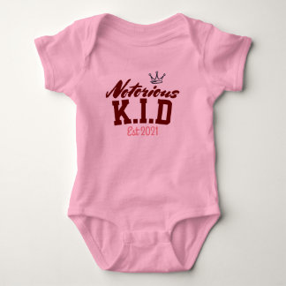 Notorisch k.i.d rosa Babykarosserieanzug Baby Strampler