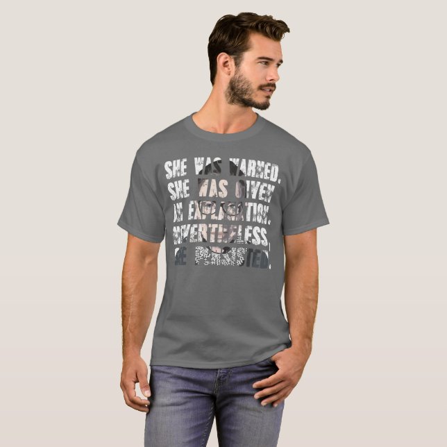 Notorische RBG - Dennoch bestand sie fort T-Shirt (Vorne ganz)