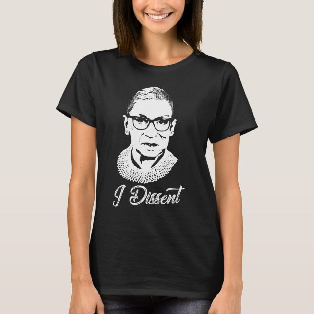Notorische RBG - Ich stimme nicht überein T-Shirt (Vorderseite)