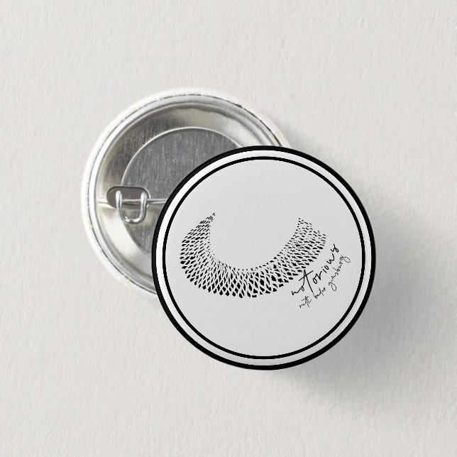 Notorische Rechte der Frauen der RBG Button (Vorne & Hinten)
