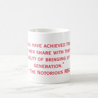 Notorische Tasse von RBG-Zitaten