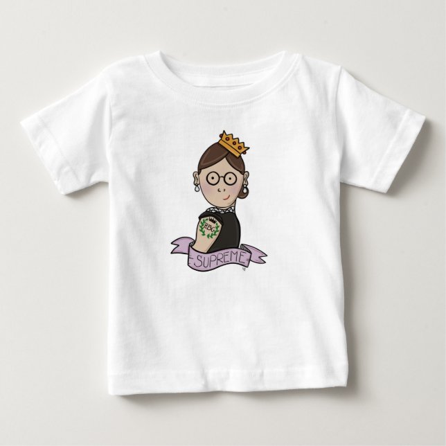 Notorisches RBG, Ruth Bader Ginsburg Baby T-shirt (Vorderseite)