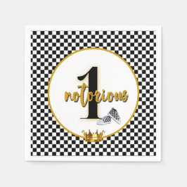 Notorous ONE Retro 90's Hip Hop 1. Geburtstag Serviette