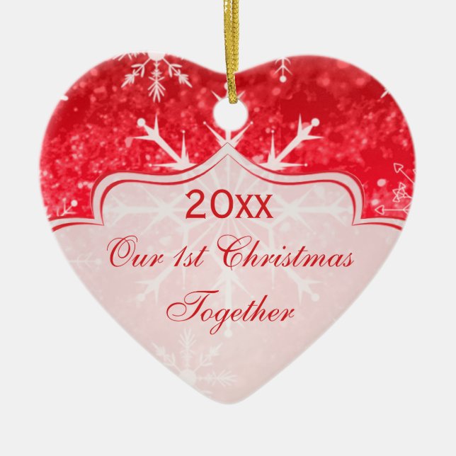 Notre 1er ornement de garde de Noël (Devant)