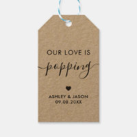 Notre amour est Poppping, étiquette Popcorn, Maria
