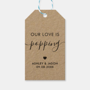 Notre amour est Poppping, étiquette Popcorn, Maria