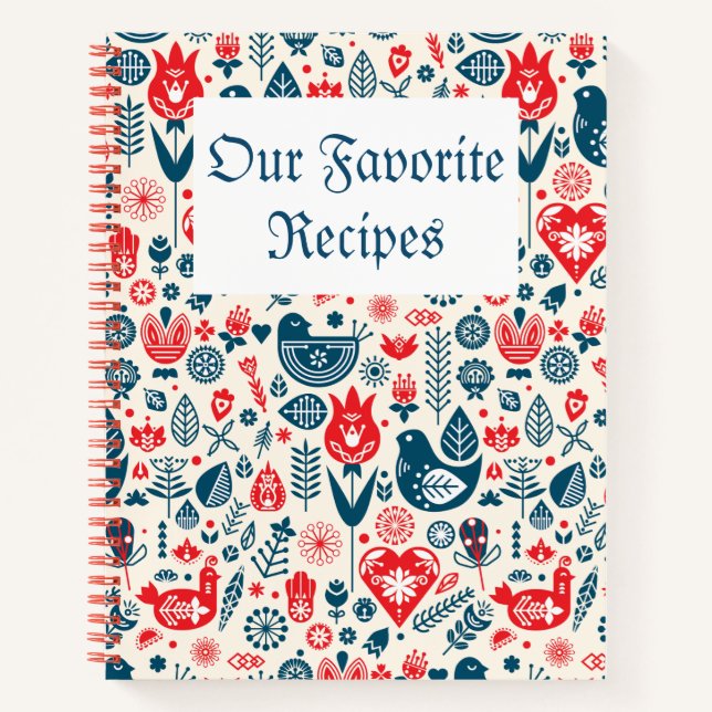 Notre carnet de recettes favorites (Devant)
