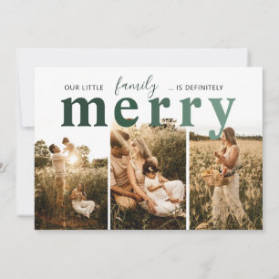 Notre carte de vacances Merry Family